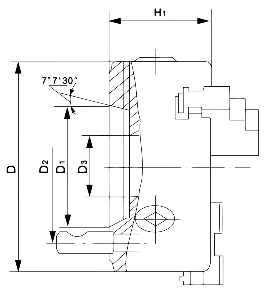 Universal cu 3 bacuri Standard DK11-315/D11 [2]