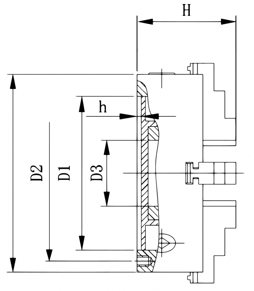 Universal cu 4 bacuri Standard DK12-125 [2]