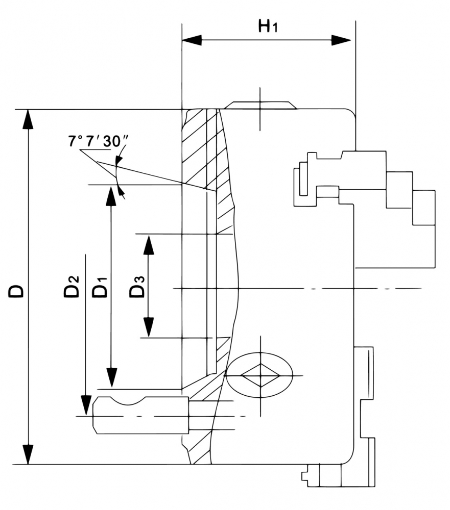 Universal cu 4 bacuri Standard DK12-315/D11 [2]