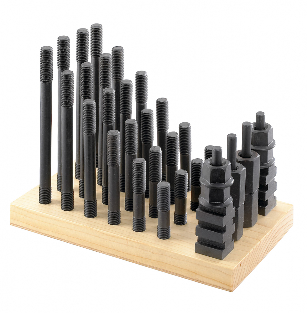 Set de suruburi si piulite pentru caneluri in T, 18 mm, M 16 [1]