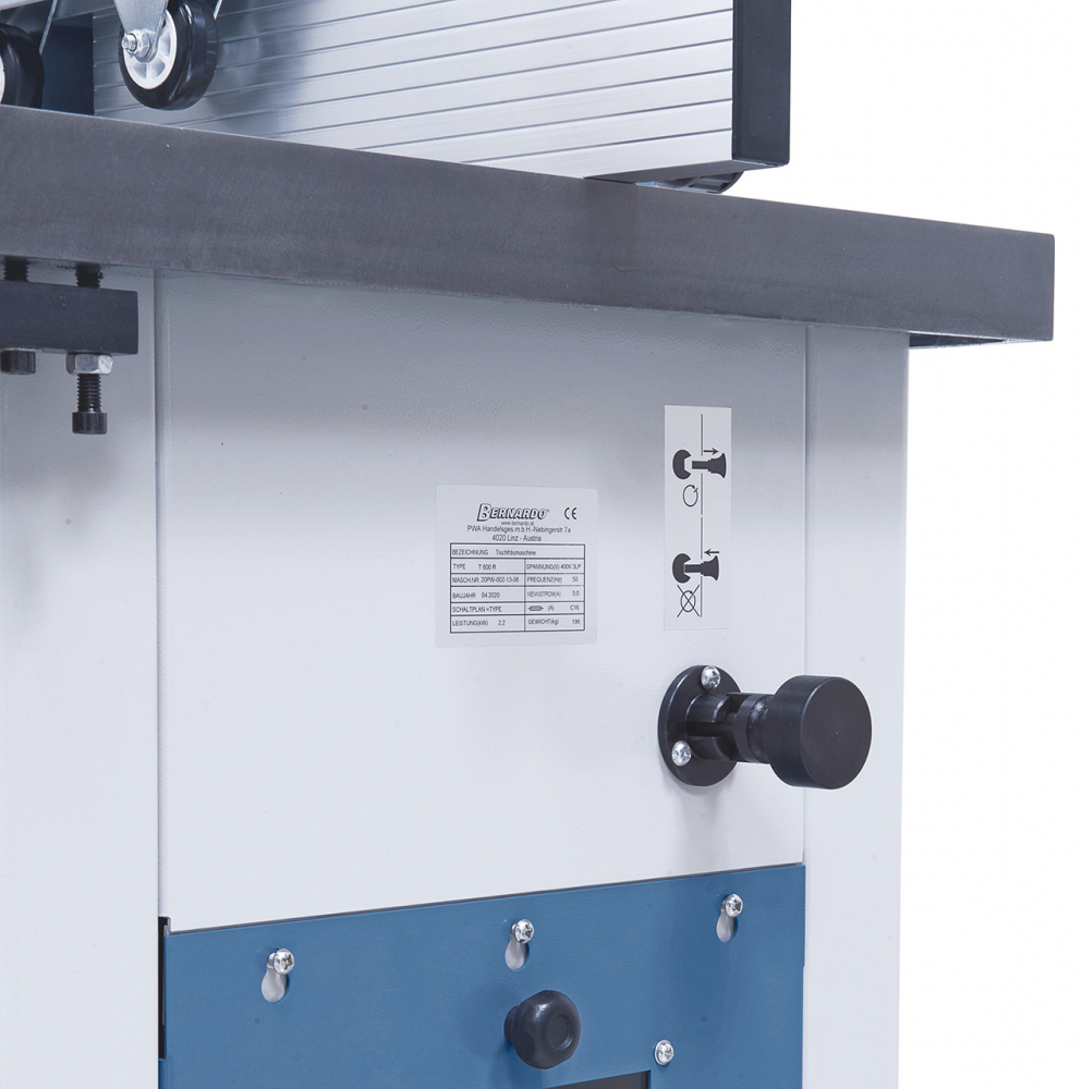 Masina de frezat cu masa pe role Bernardo T 600 R - 400 V [4]