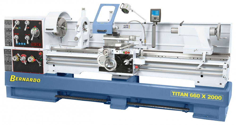 Strung industrial universal Bernardo TITAN 660 x 1500 cu cititor digital pe 3 axe [2]
