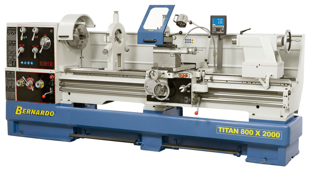 Strung industrial universal Bernardo TITAN 800 x 3000 cu cititor digital pe 3 axe [2]