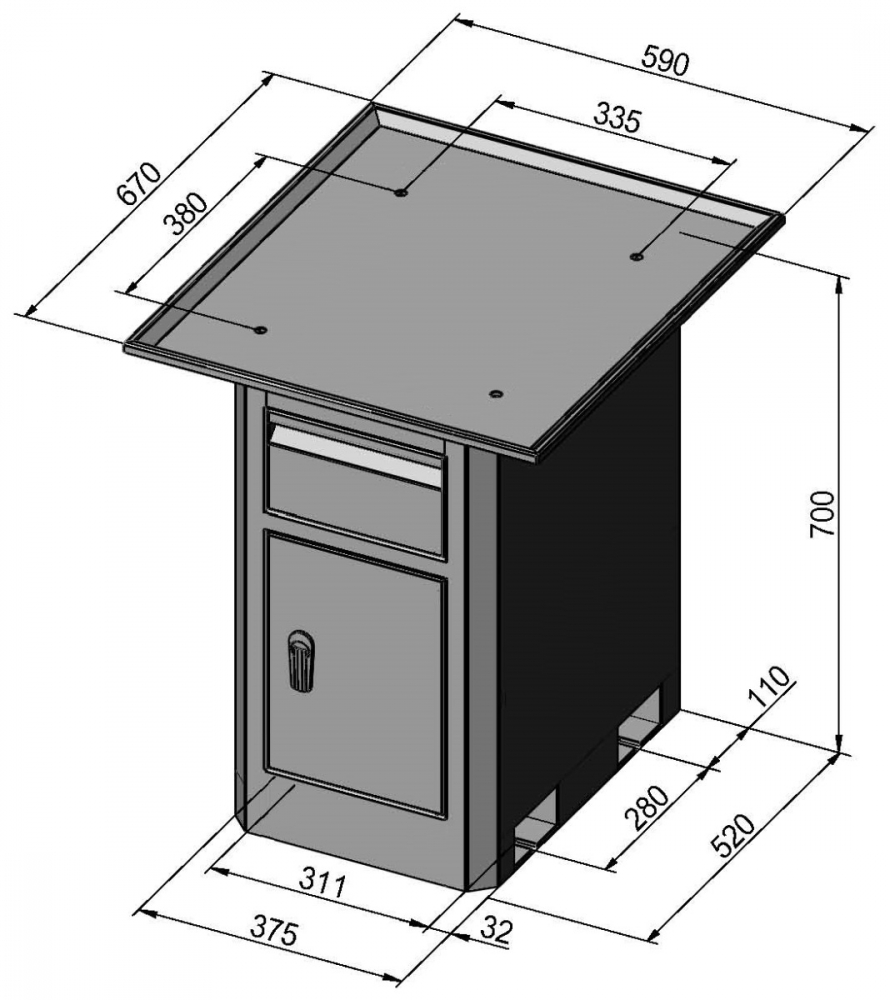 Stand BF 5 Deluxe cu tava pentru span [3]