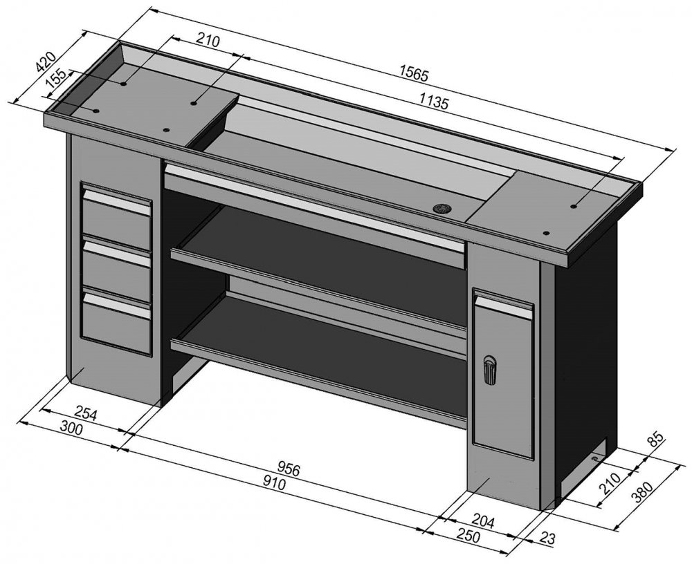 Stand D12 Deluxe pentru Profi 880 G Vario / Profi 900 Vario [3]