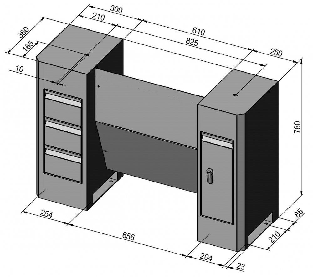 Stand Deluxe pentru Profi(center) 650 G [3]