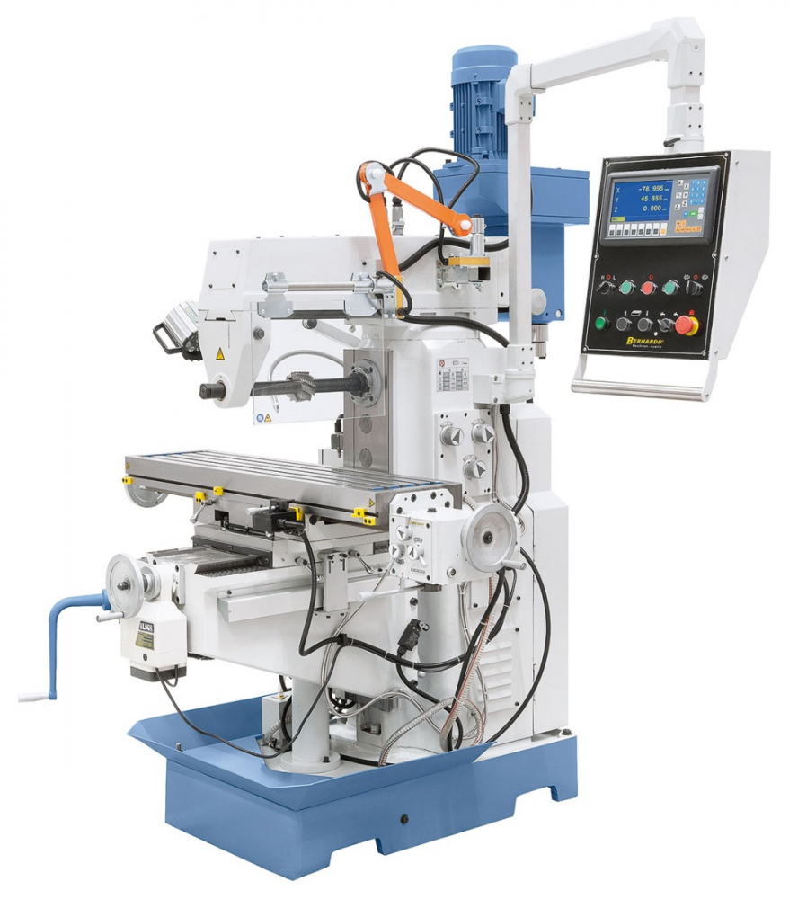Masina de frezat universala Bernardo UWF 90 afisaj digital 3 axe inclus [3]