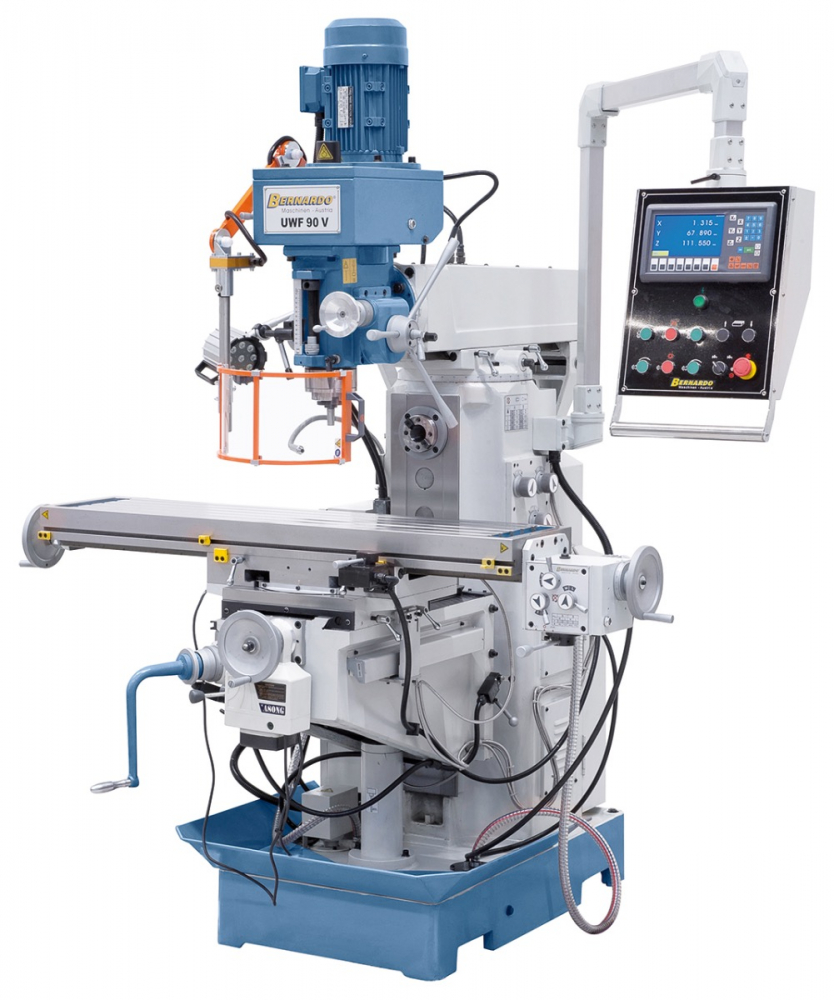 Masina de frezat universala Bernardo UWF 90 V cu afisaj digital pe 3 axe ES-12 H [1]