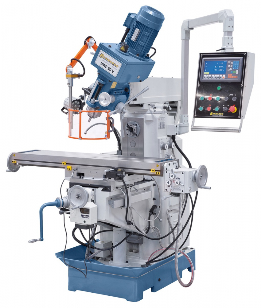 Masina de frezat universala Bernardo UWF 90 V cu afisaj digital pe 3 axe ES-12 H [2]