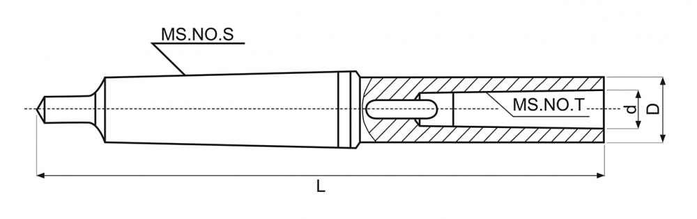 Reductie de extensie con morse MK 4 / 4 [2]