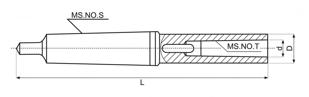 Reductie de extensie con morse MK 4 / 5 [2]