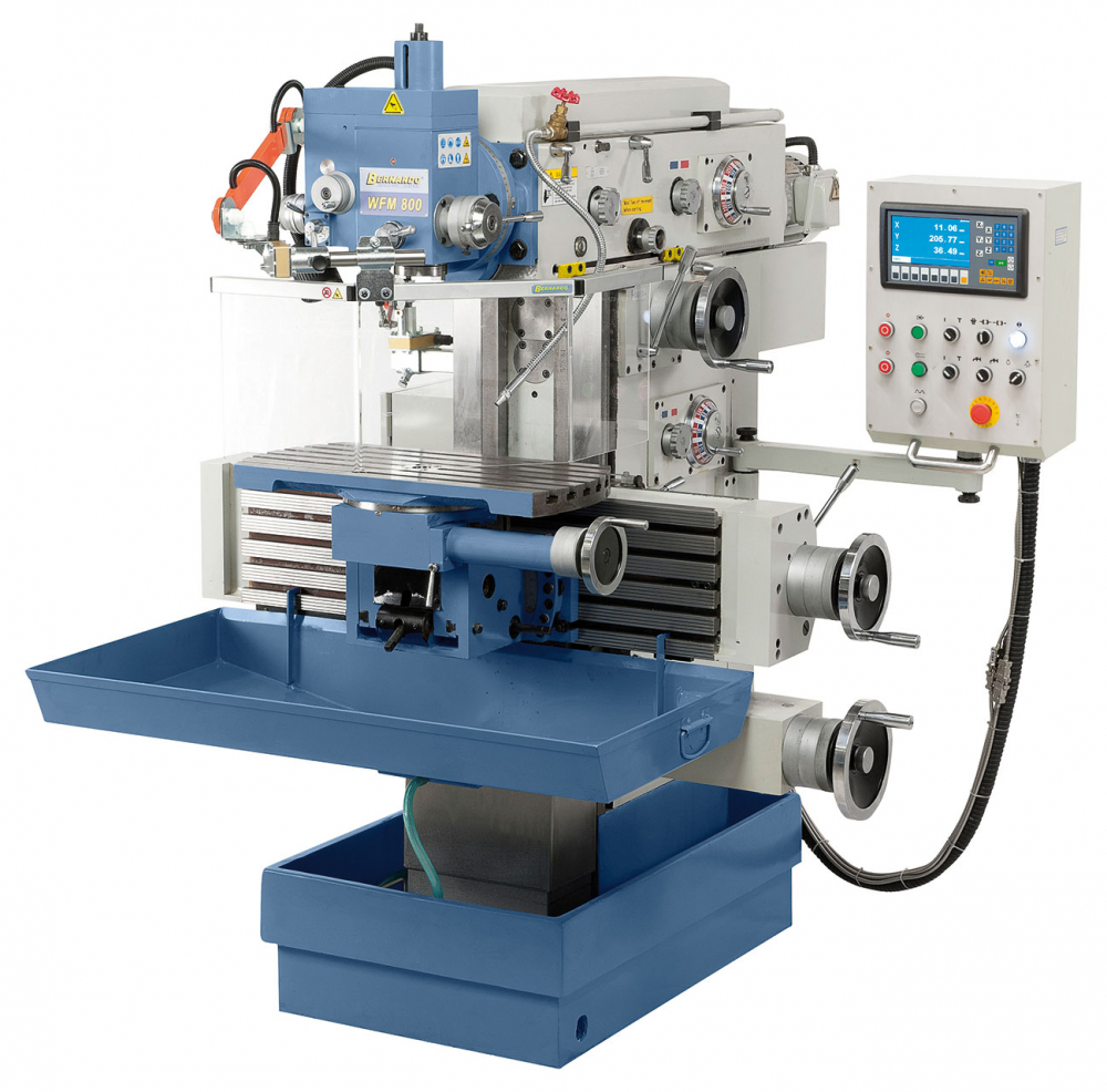 Masina de frezat verticala Bernardo WFM 800 cu cititor digital pe 3 axe [2]