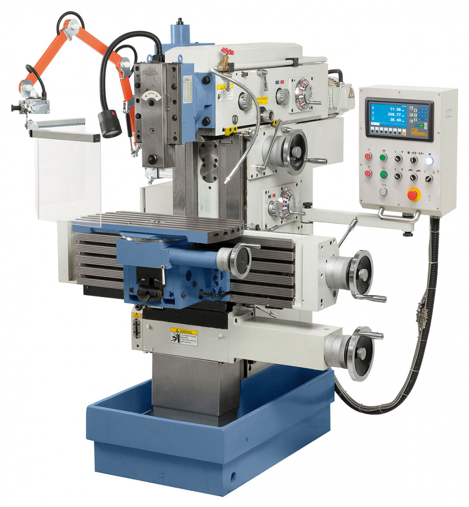 Masina de frezat verticala Bernardo WFM 800 cu cititor digital pe 3 axe [14]
