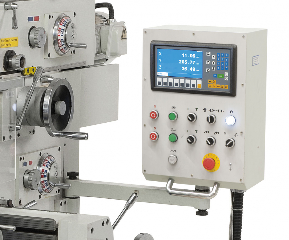 Masina de frezat verticala Bernardo WFM 800 cu cititor digital pe 3 axe [12]