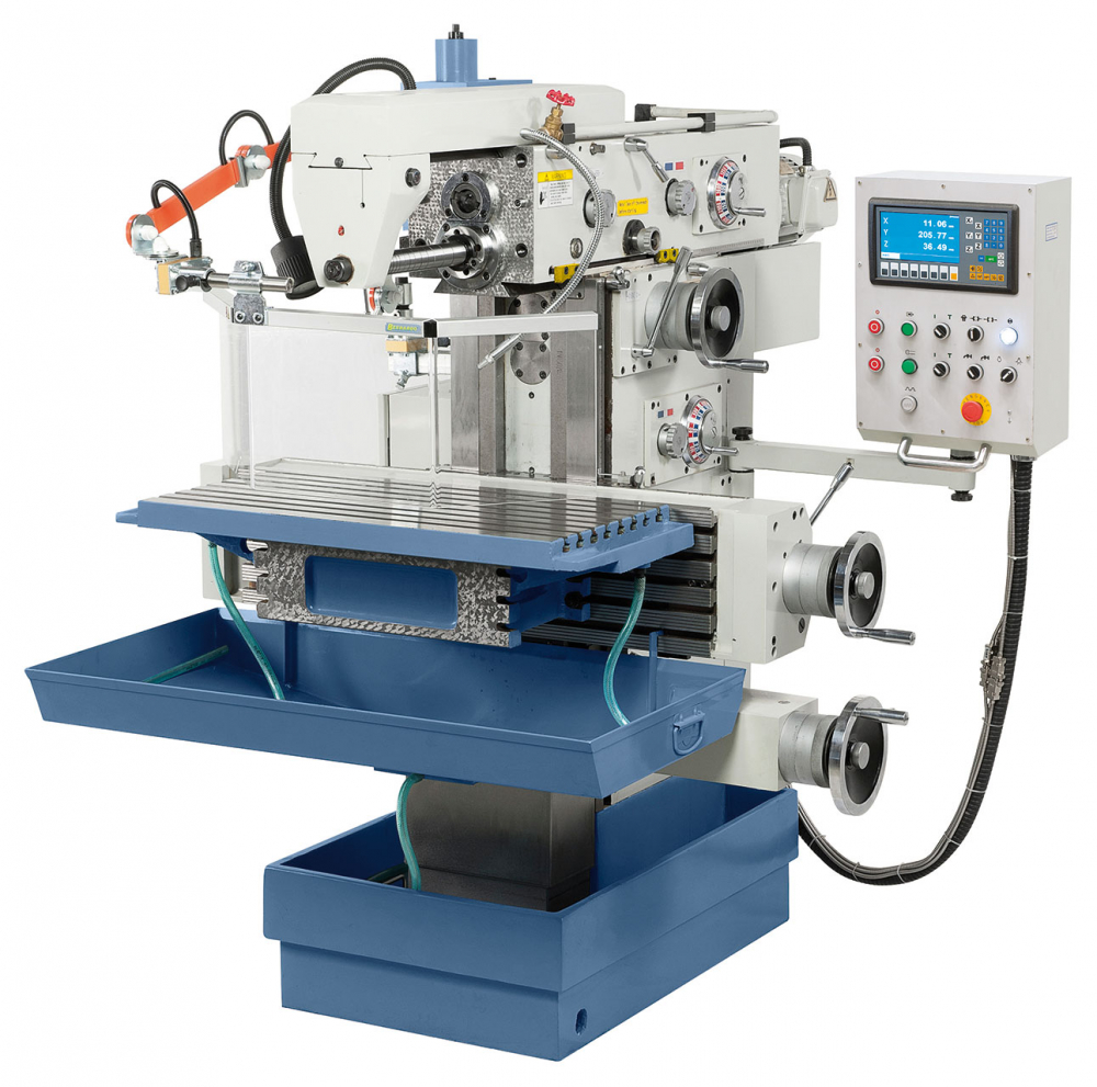 Masina de frezat verticala Bernardo WFM 800 cu cititor digital pe 3 axe [6]