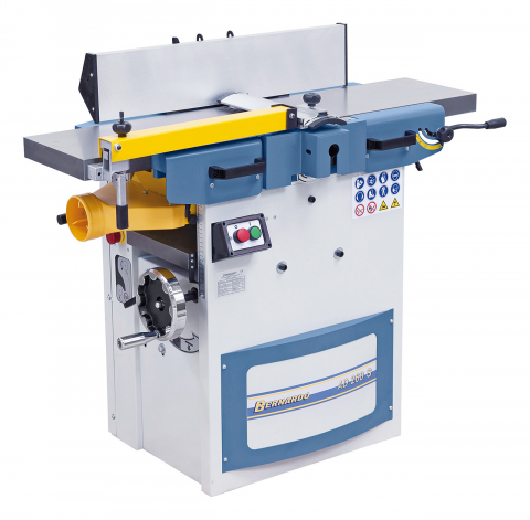 Masini pentru rindeluire si degrosare cu arbore elicoidal - Masina de rindeluit si degrosat Bernardo AD 260 S - 230 V