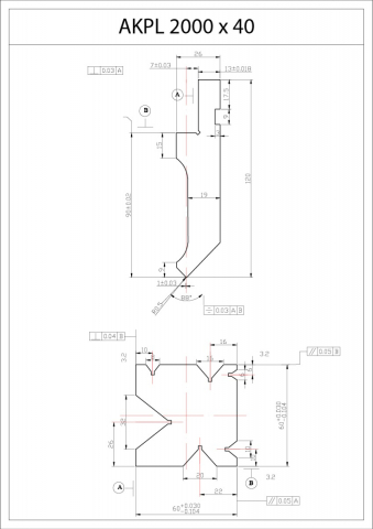 Presa hidraulica de indoit tabla tip abkant Bernardo AKPL 2000 x 40 [21]