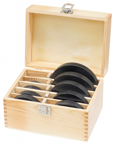 Accesorii si consumabile freza - Set de inele de reglare 12 piese in cutie de lemn