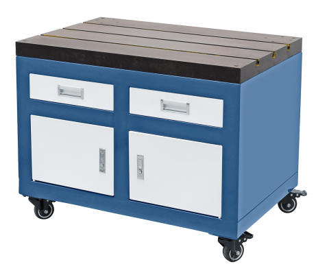 Accesorii utilaje - Batiu 900 x 600 mm cu 2 sertare pentru seria TM