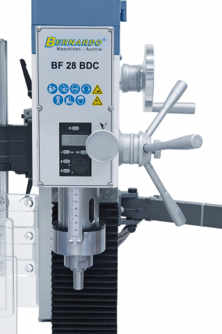 Masina de gaurit si frezat BF 28 BDC cu avans si indicator de pozitie [6]
