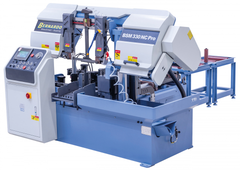 Ferastraie automate cu banda si doua coloane - Fierastrau cu banda metalica automatizat BSM 330 NC Pro