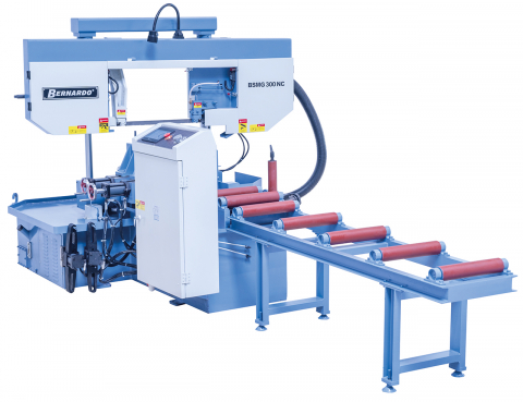 Ferastraie automate cu banda si doua coloane - Ferastrau banda complet automatizat BSMG 400 NC