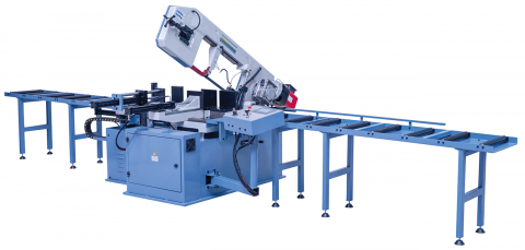 Ferastraie automate cu banda si doua coloane - Fierastrau debitare metal automat cu banda Bernardo CGS 330 VAG