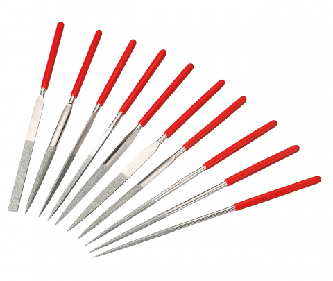 Instrumente de tăiere diferite - Set de pile diamantate, 10 piese