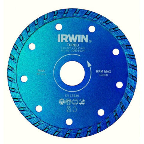 Scule IRWIN - Disc diamantat turbo materiale constructii 150 mm 22.2 IRWIN
