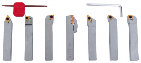 Set cutite de strunjire cu placute interschimbabile HM, 16 mm, set O
