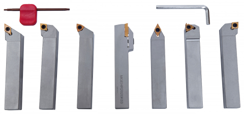 Set cutite de strunjire cu placute interschimbabile HM, 20 mm, set P