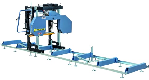 Ferastraie gater - Fierastrau cu banda pentru busteni BBS 760 B (motor benzina)