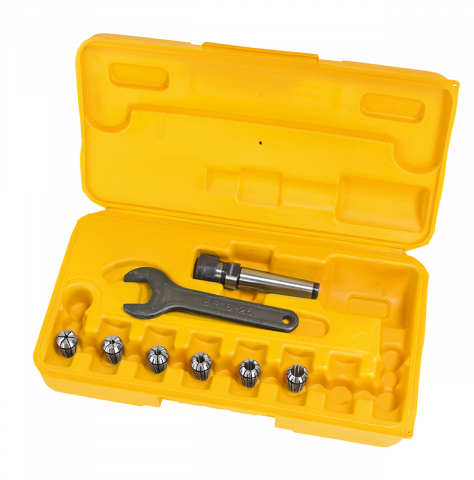 Set mandrina de prindere cu bucse ER 16 pentru frezare | MK 2 | 3 - 10 mm