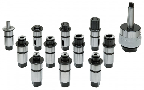 Set de mandrine pentru taiere filete cu schimbare rapida MK 3 / M6 - M30 / 12 piese [2]