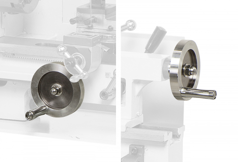 Accesorii prelucrare metal - Roți manuale în execuție metalică
