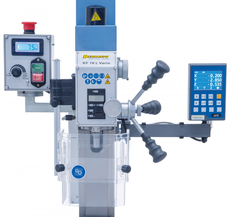 Masina de gaurit si frezat metal KF 16 L Vario cu afisaj digital [6]