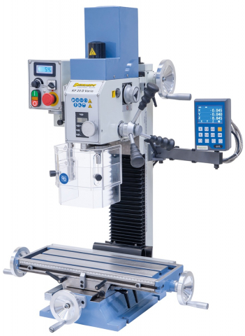 Masina de gaurit si frezat Bernardo KF 25 D Vario cu indicator de pozitie 3-axe DT 40 [20]