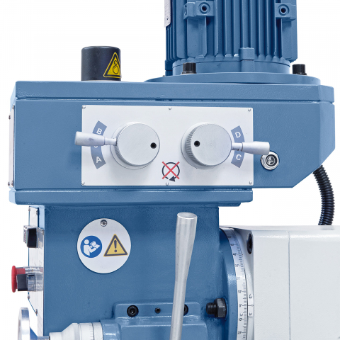 Masina de gaurit si frezat KF 60 + Indicator de pozitie 3-axe ES-12 V + Avans automat masa frezare pentru axa x/y [6]