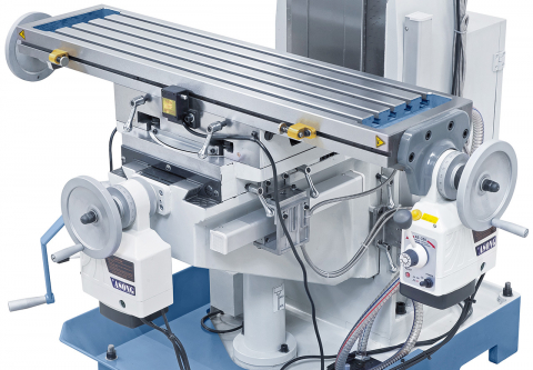 Masina de gaurit si frezat KF 60 + Indicator de pozitie 3-axe ES-12 V + Avans automat masa frezare pentru axa x/y [7]
