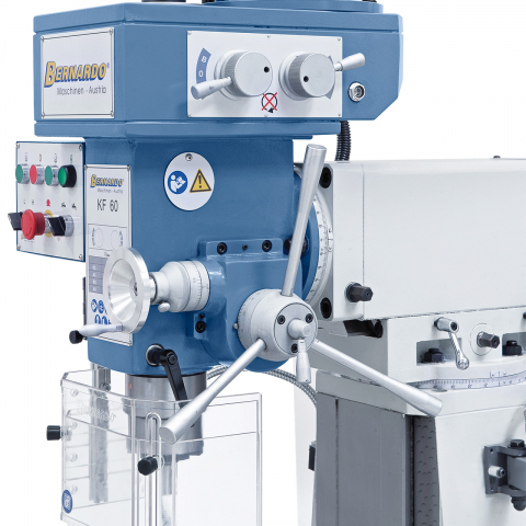 Masina de gaurit si frezat KF 60 + Indicator de pozitie 3-axe ES-12 V + Avans automat masa frezare pentru axa x/y [11]