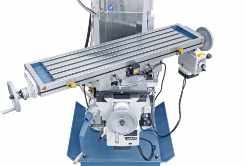 Masina de gaurit si frezat KF 60 + Indicator de pozitie 3-axe ES-12 V + Avans automat masa frezare pentru axa x/y [14]