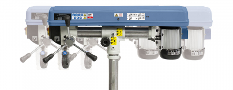 Masina de gaurit cu coloana si transmisie prin curea Bernardo RBM 780 SB - 230 V [4]