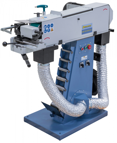 Masini de slefuit cu banda - Masina de slefuit pentru capete de tevi si profile, cu aspiratie KBR 100 x 2000 DC-2