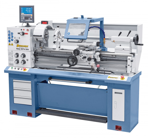 Strunguri universale cu afisaj digital - Strung universal debitare metale Bernardo Master 360 Pro Vario cu afisaj digital pe 3 axe