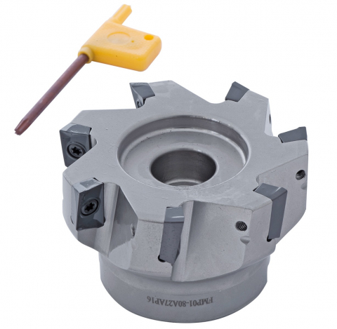 Instrumente de decupare metalelor - Freza plana cu placute interschimbabile diam. 80 mm / B 27