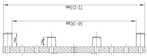 Segmente pentru placă de prindere, pentru mandrina F Chuck M 115 [1]