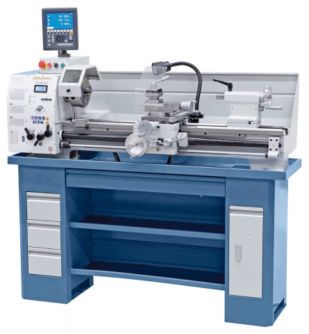 Strunguri cu cutie de viteze - Strung Bernardo Profi 900 Vario - 400 V cu cititor digital pe 2 axe