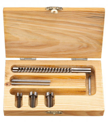 Instrumente de decupare metalelor - Set brosa canal de pana tip A - 2 / 3 mm