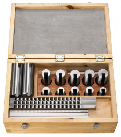 Instrumente de decupare metalelor - Set brosa canal de pana tip D - 10 / 12 / 14 mm