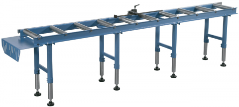 Mese extensibile - Conveior cu role RB 3000 A cu opritor inclus